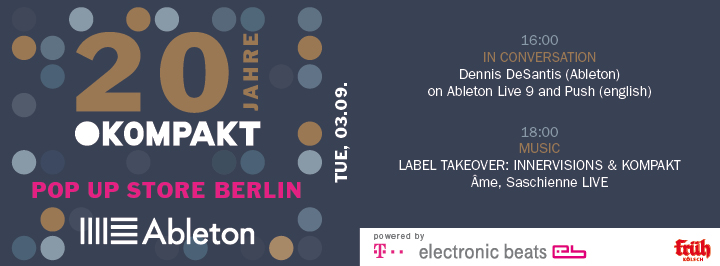 Kompakt x Ableton Pop Up Store 2