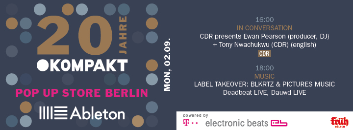 Kompakt x Ableton Pop Up Store