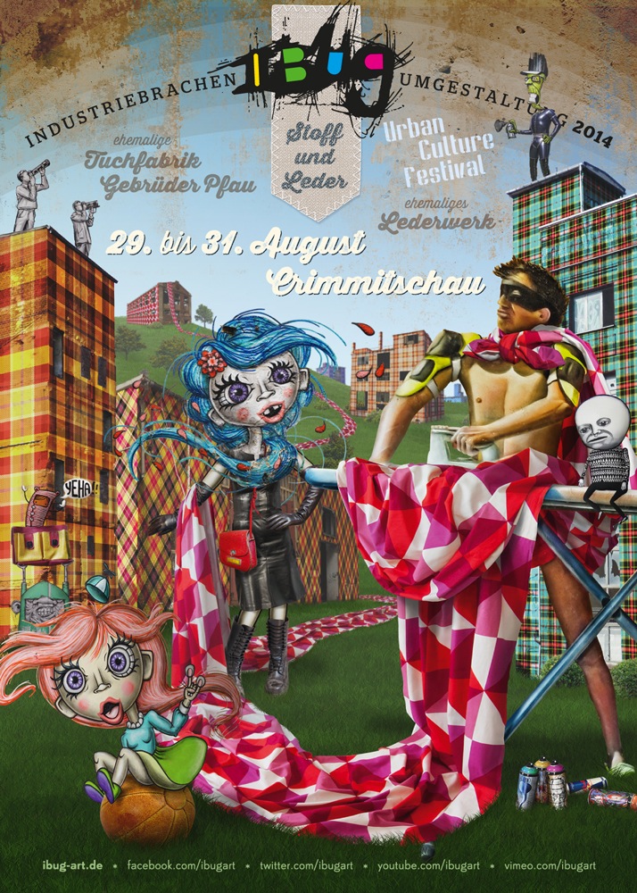 Flyer IBUg »Stoff und Leder« 2014 (DIN A6) - Druckversion (komplett)