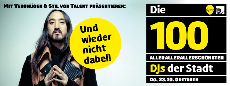 DIE 100 SCHOENSTEN DJS DER STADT