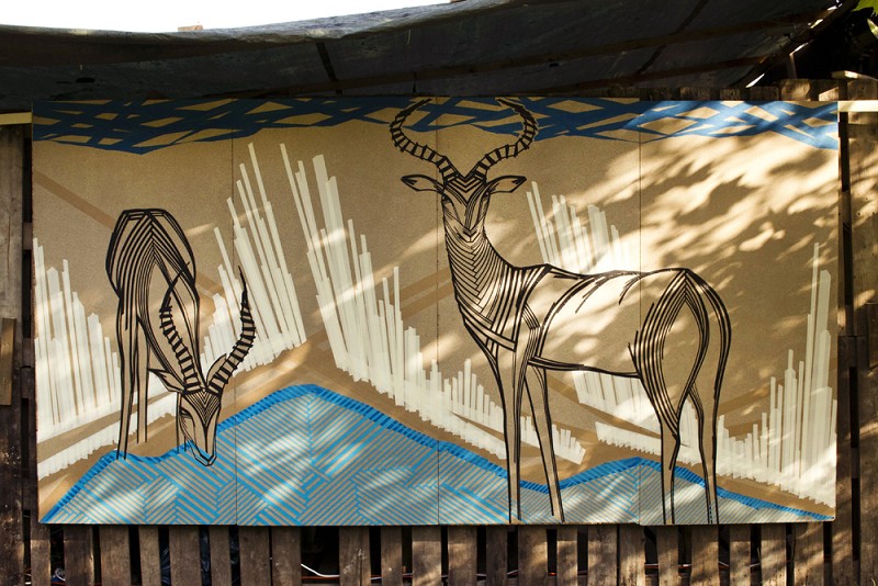 TAPE-ART-by-TAPE-OVER_Fuchsbau-Festival_impalas-in-the-wild_final