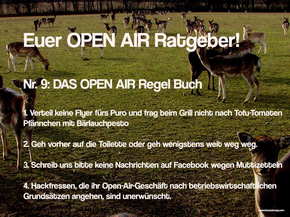 open-air-ratgeber-regeln