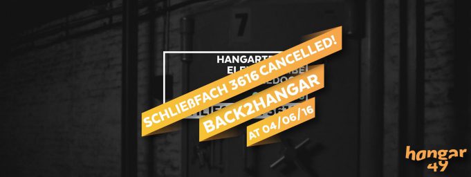 Cancelled! 03.06. Schließfach 3616 @ Ehemalige Tresorräume, Off-Location