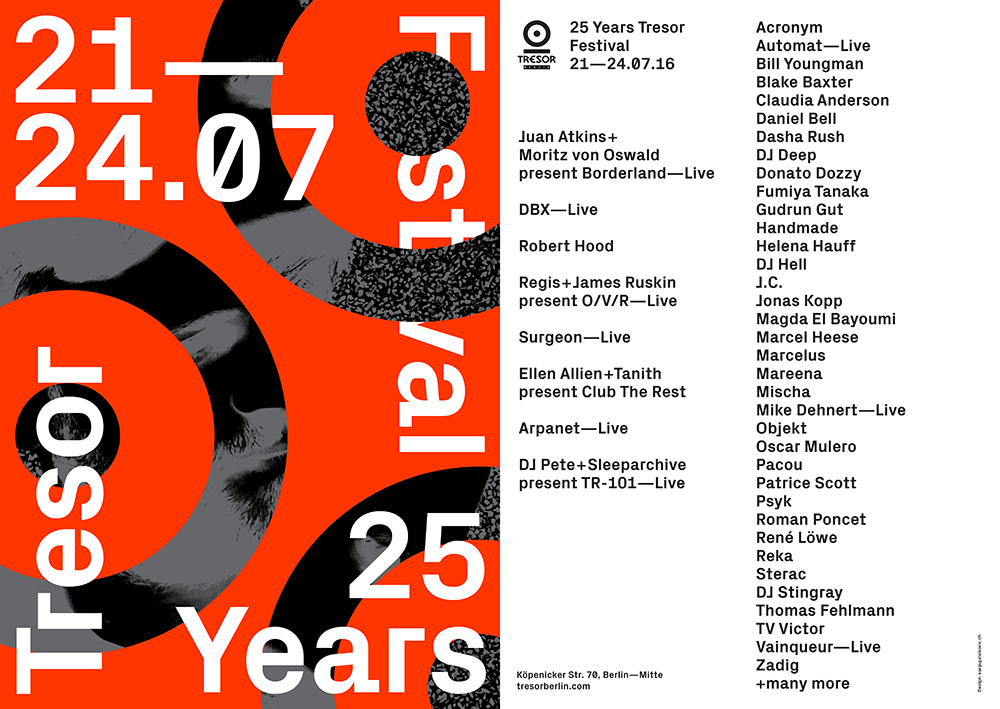 Festival 25years Flyer A5