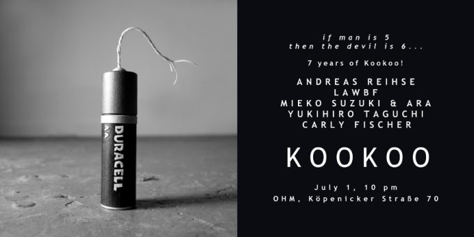 7 years of KOOKOO – July 1st @ OHM Gallery