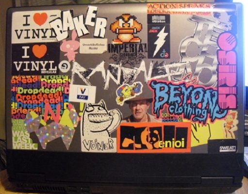 Notebook Stickers und Laptop Aufkleber… für alle, die ihren Klappcomputer wirklich lieben