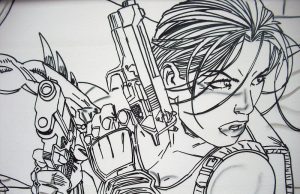 Batman meets Lara Croft: COMIC Graffiti in der Voltairestraße 5, Berlin