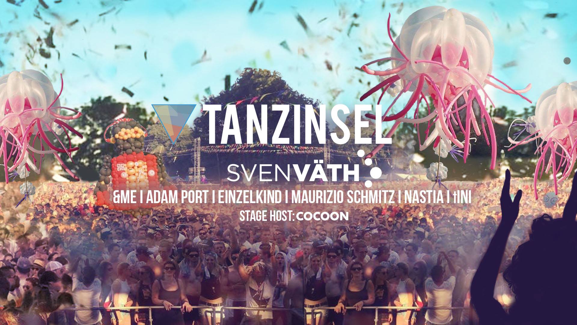 2.9.2017 | Tanzinsel Open Air pres. Cocoon mit SVEN VÄTH, &ME, Adam