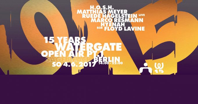 15 YEARS WATERGATE OPEN AIR PT.1 am 4. Juni