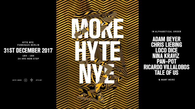31.12. HYTE NYE BERLIN 2017 im Funkhaus Berlin