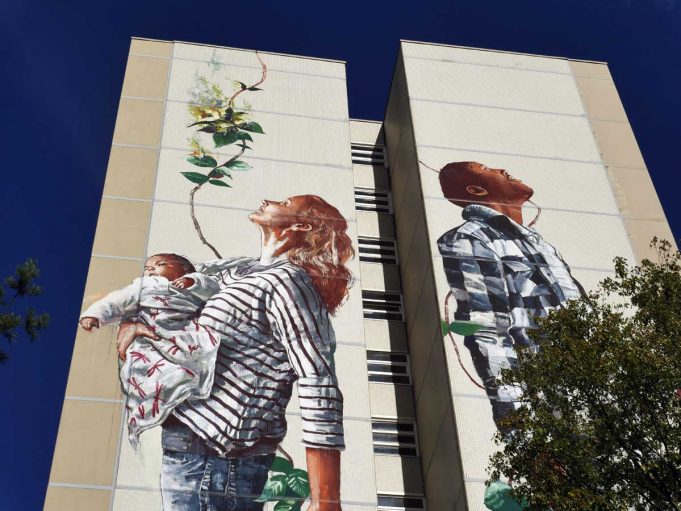 Streetart im Plattenbau: Art Park Tegel