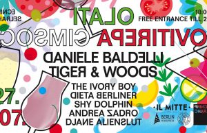 27.7. Italo Cosmic Aperitivo: Daniele Baldelli, Tiger & Woods im Prince Charles Club Berlin