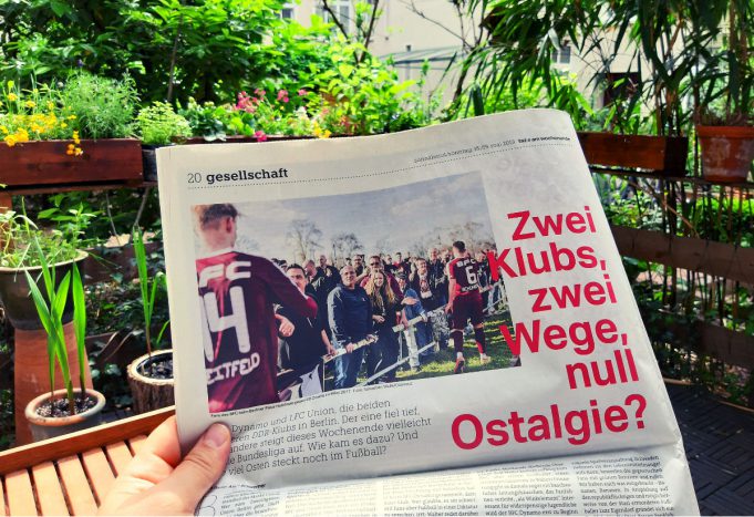 Anzeige: Die taz am Wochenende, die „Wende“ und Fußball.