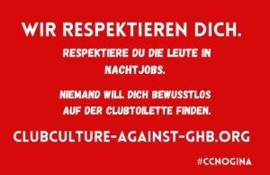 Kampagne für GHBfreie Clubs