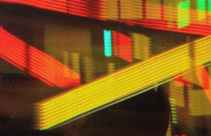 orange and yellow neon lights