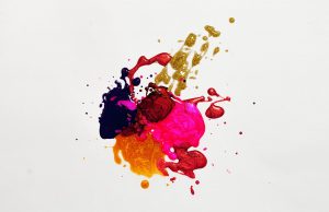 photo of multicolored abstract painting