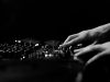hands on a console