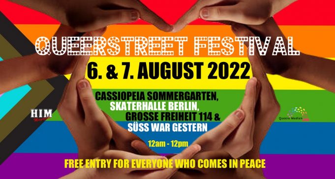 QUEERSTREET FESTIVAL – FREE ENTRY @ Cassiopeia