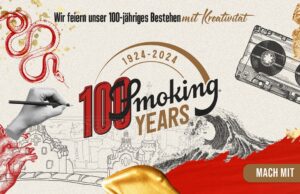 Smoking Paper feiert sein 100-jähriges Jubiläum mit einem Kreativwettbewerb und vergibt 156 Kurse als Preise
