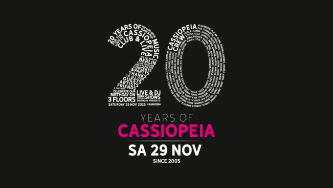 Der cassiopeia Club wird zwanzig Jahre alt.