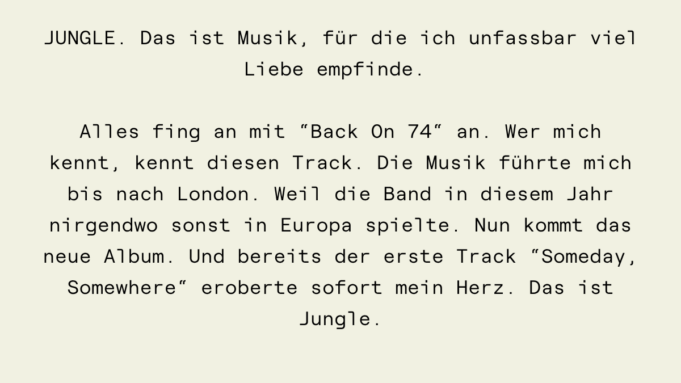 JUNGLE mit neuem Album „Sunshine“
